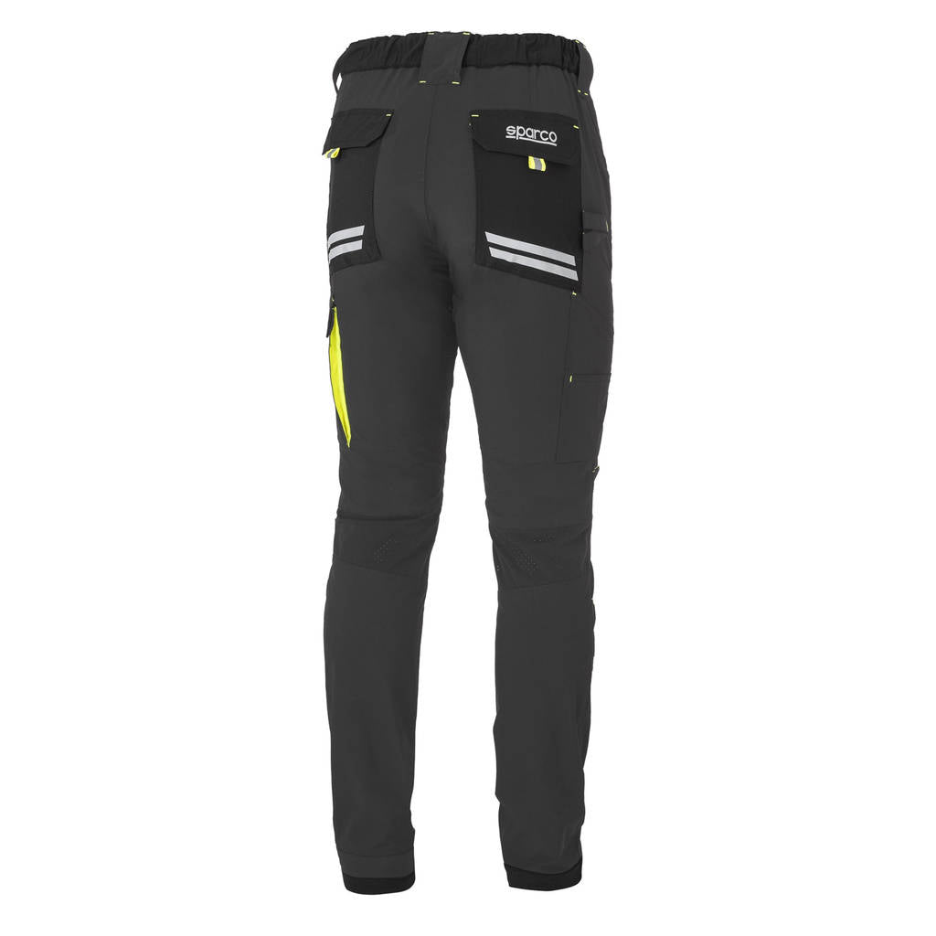 SPARCO 02425GSGF4XL Mechanic's tech light trousers TW grey/yellow XL Photo-1