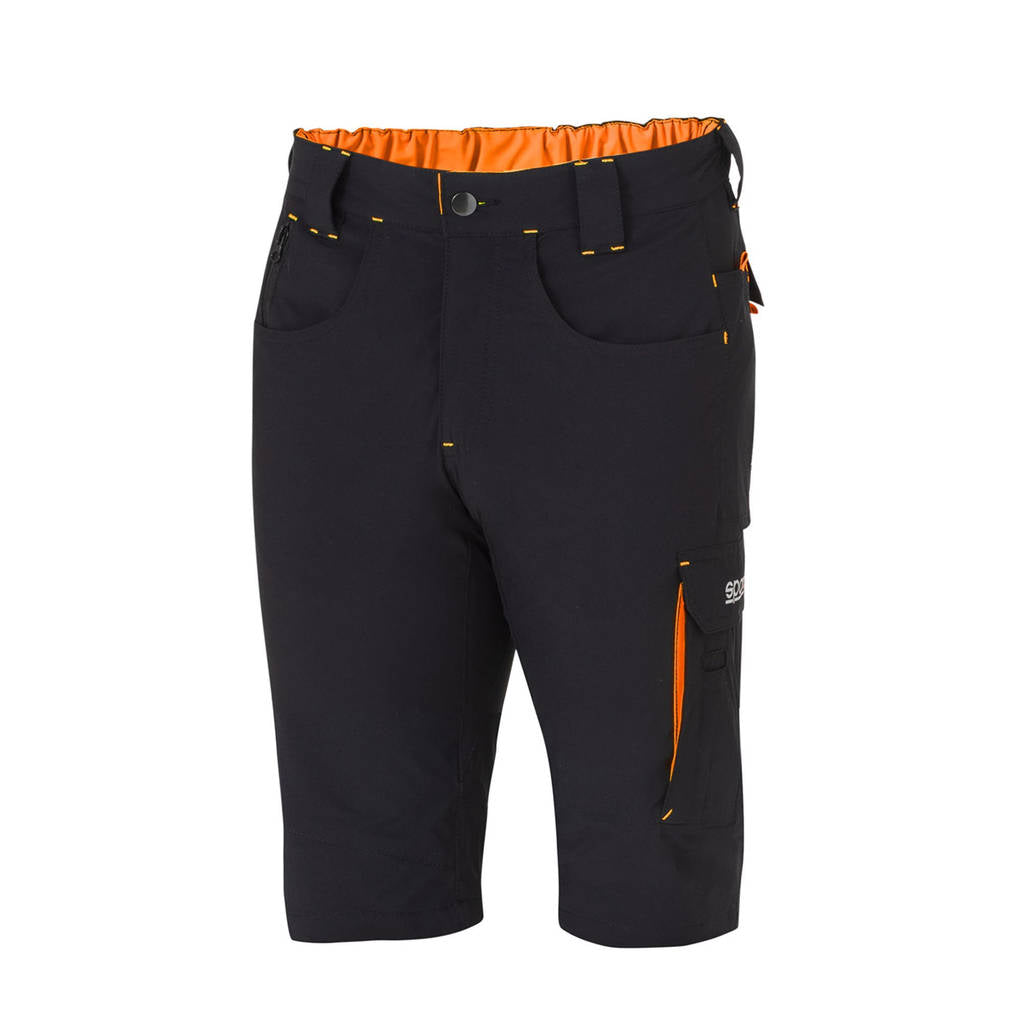 SPARCO 02428NRAF6XXX Mechanic's tech light shorts TW black/orange 3XL Photo-0