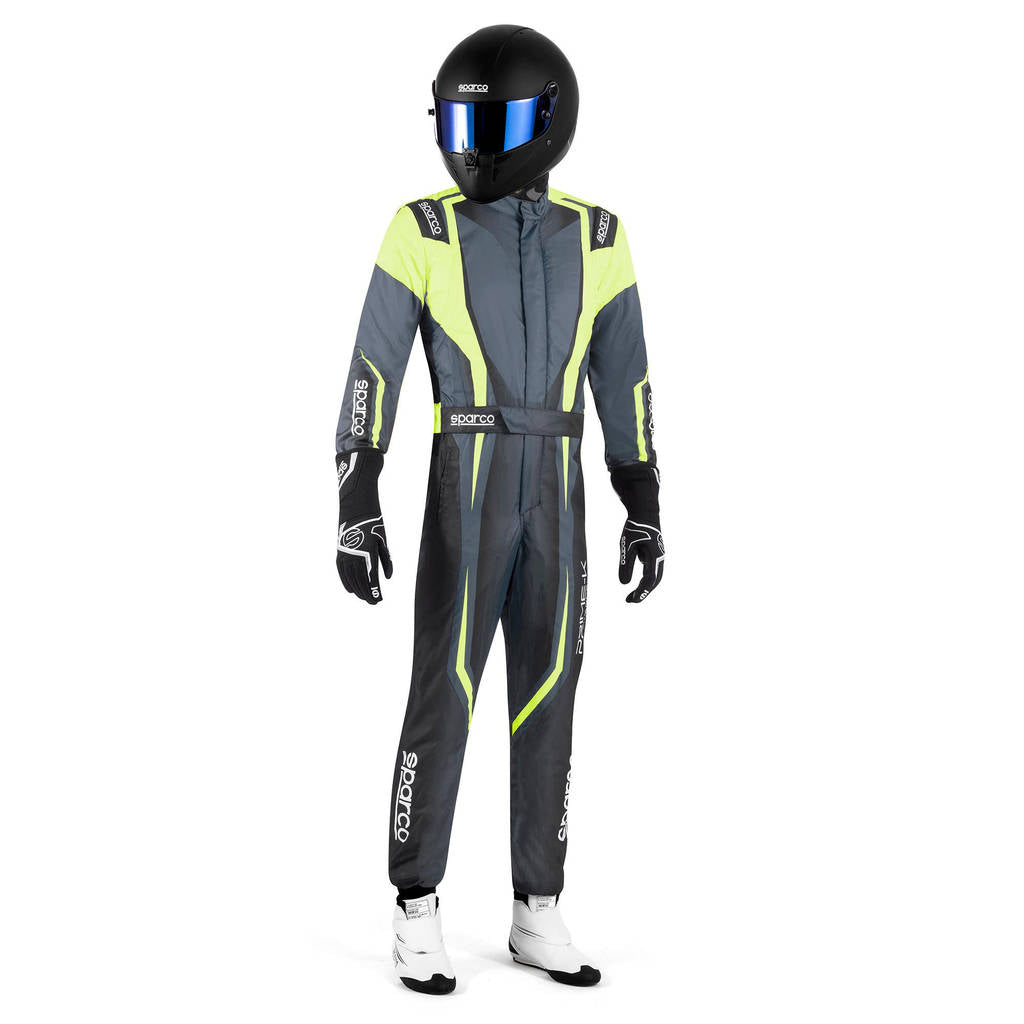 SPARCO 00231044NRGF Karting suit PRIME K 8877-2022 black/yellow 44 Photo-0