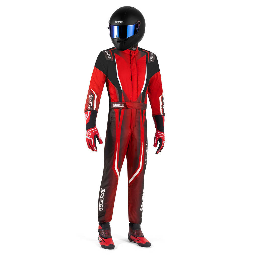 SPARCO 00231046NRGR Karting suit PRIME K 8877-2022 black/red 46 Photo-0