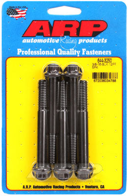 ARP 644-3250 SAE Bolt Kit 3/8-16 x 3.250 12pt 7/16 wrenching black oxide bolts Photo-0
