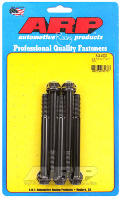 ARP 644-4000 SAE Bolt Kit 3/8-16 x 4.000 12pt 7/16 wrenching black oxide bolts Photo-0