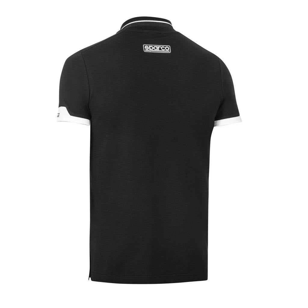 SPARCO 013036BI2M Polo zip white M Photo-1