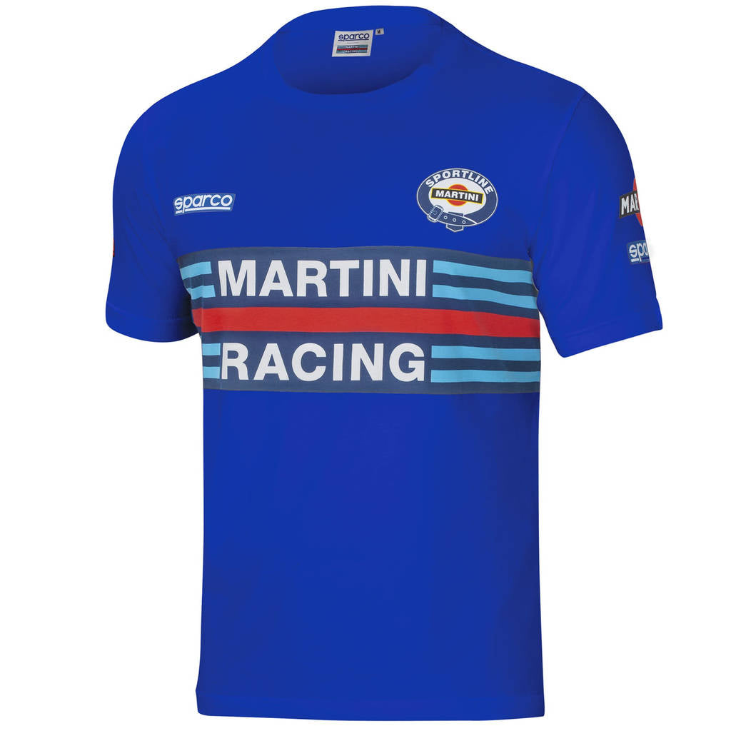 SPARCO 01274MRAZ6XXX T-shirt replica MARTINI RACING blue 3XL Photo-0