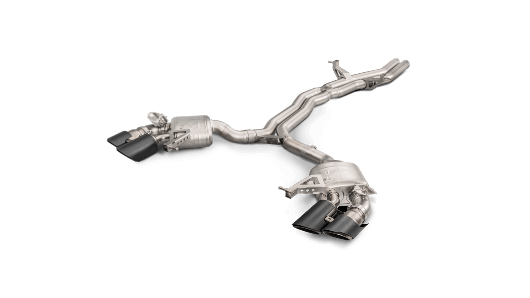 AKRAPOVIC S-PO/TI/7H Evolution Line (Titanium) PORSCHE Macan S (95B) 2014-2018 ECE Type Approval Photo-0