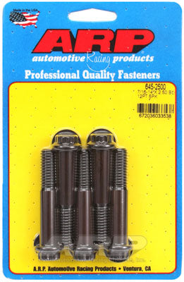ARP 645-2500 SAE Bolt Kit 7/16-14 X 2.500 12pt 1/2 wrenching black oxide bolts Photo-0