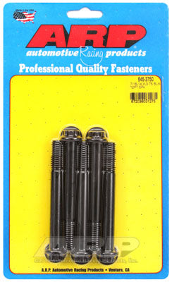 ARP 645-3750 SAE Bolt Kit 7/16-14 X 3.750 12pt 1/2 wrenching black oxide bolts Photo-0