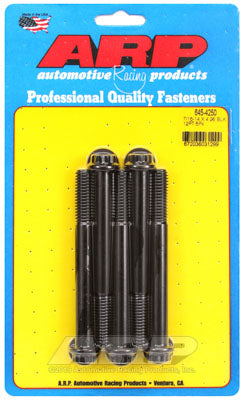 ARP 645-4250 SAE Bolt Kit 7/16-14 X 4.250 12pt 1/2 wrenching black oxide bolts Photo-0