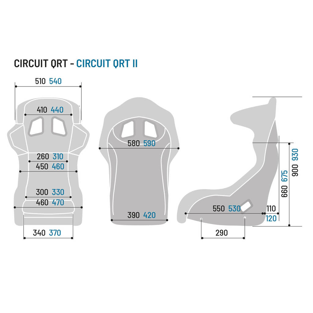 SPARCO 008011GNR Gaming Seat CIRCUIT II Photo-2