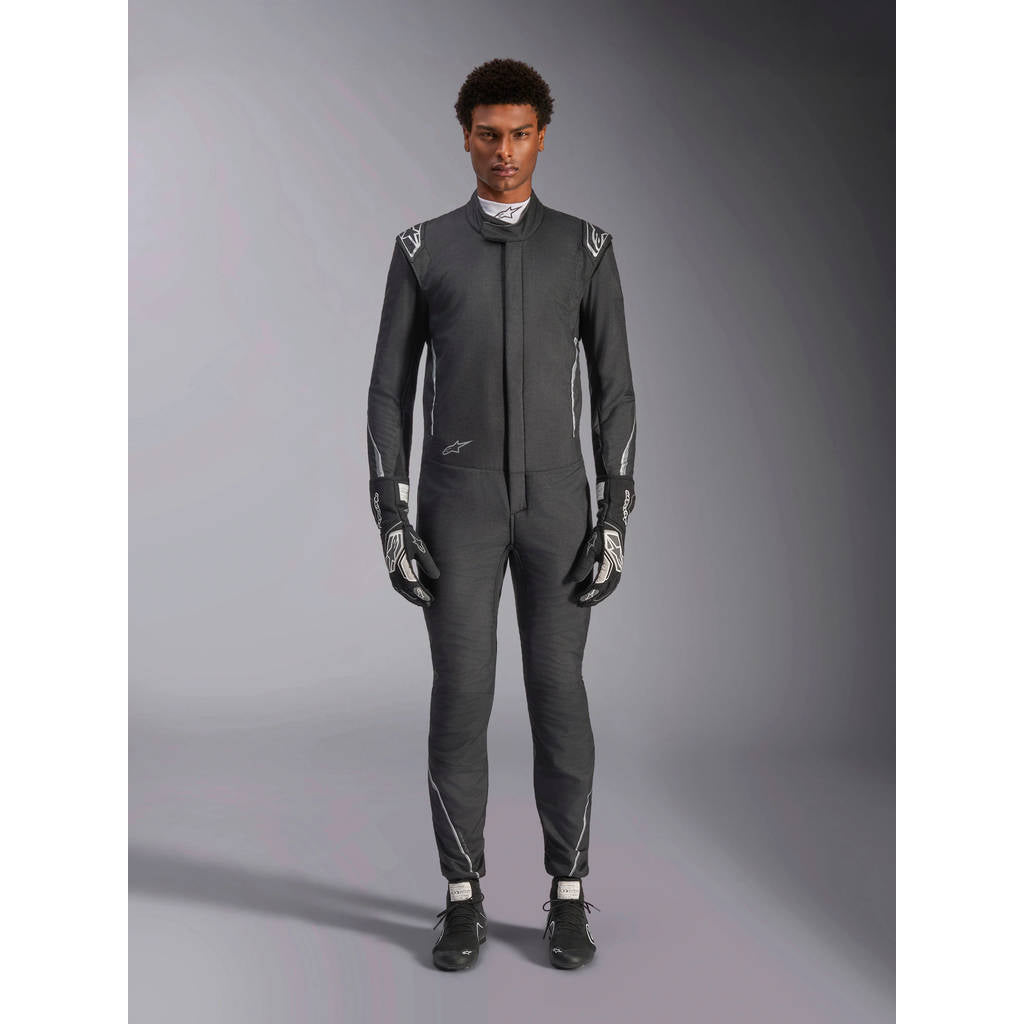 ALPINESTARS 3350224_1065_48 Hypertech v3 suit FIA - black dark shadow, Size 48 Photo-0