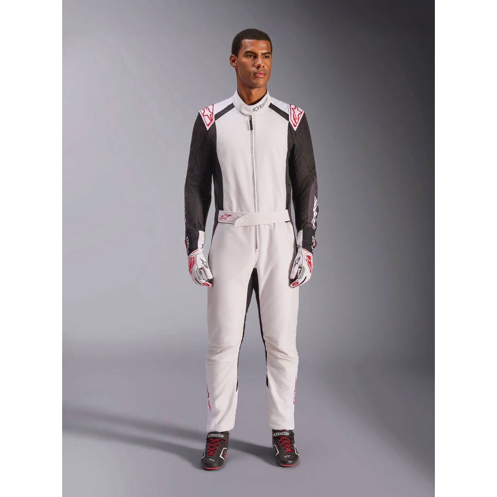 ALPINESTARS 3353024_2030_48 Kmx-5 v3 suit - white black bright red, Size 48 Photo-0