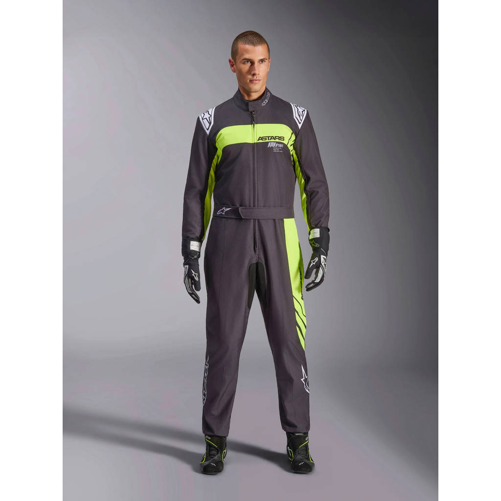 ALPINESTARS 3356424_155_54 Kmx-9 v3 graphic 3 suit - black yellow fluo, Size 54 Photo-0