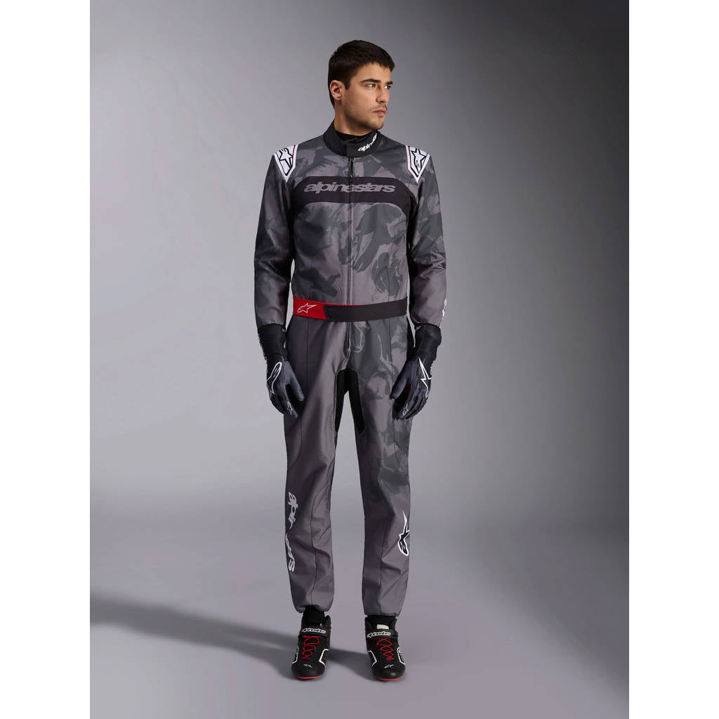 ALPINESTARS 3358024_9310_56 Kmx-9 v3 graphic 5 suit - dark gray black, Size 56 Photo-0