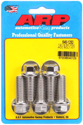 ARP 646-1250 SAE Bolt Kit 1/2-13 X 1.250 hex SS bolts Photo-0