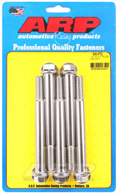 ARP 646-4750 SAE Bolt Kit 1/2-13 x 4.750 hex SS bolts Photo-0