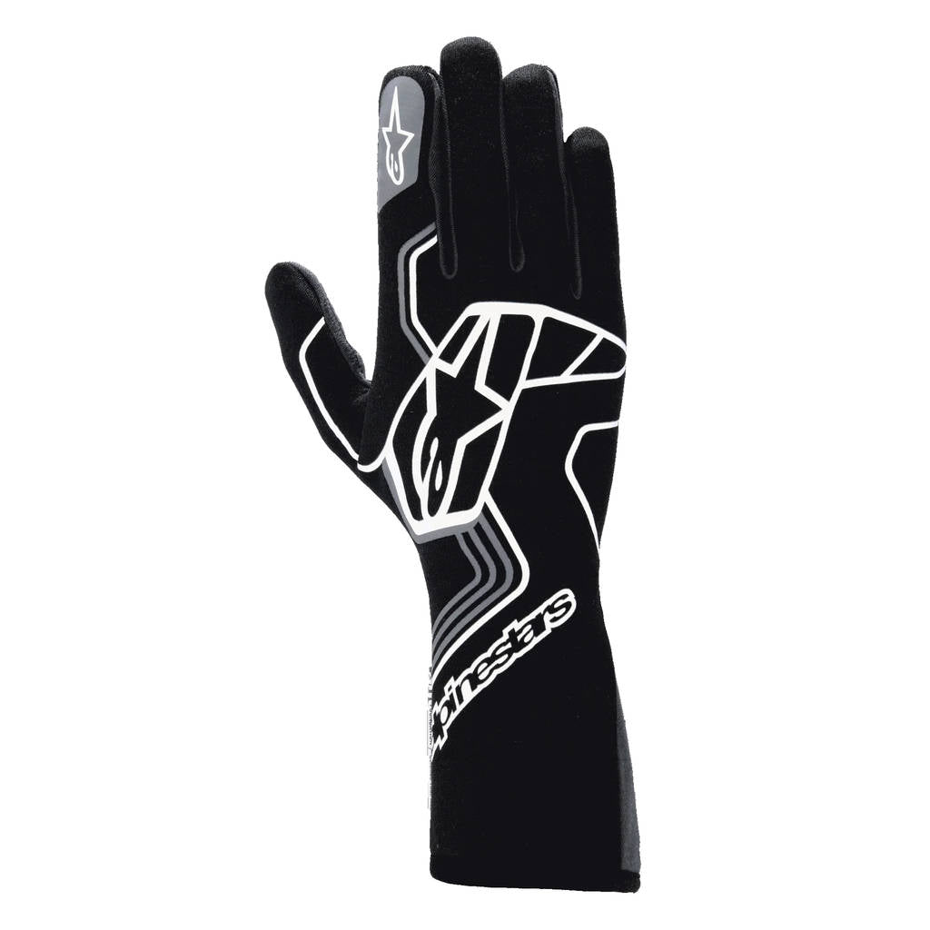 ALPINESTARS 3552024_1169_L Tech-1 race v4 gloves FIA/SFI - Black tar gray, Size L Photo-0