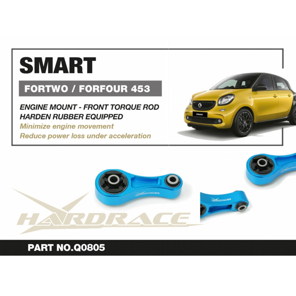 HARDRACE Q0805 Engine Mount -Front TORQUE ROD 1PCS / SET for SMART FORTWO / FORFOUR 453 '15- Photo-1