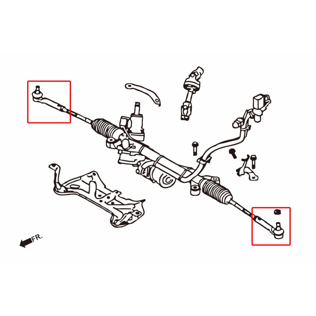 HARDRACE Q1046 RC Tie Rod End - 2PCS / SET for LowerING & RALLY USE for SUBARU BRZ '22- ZD8 Photo-5
