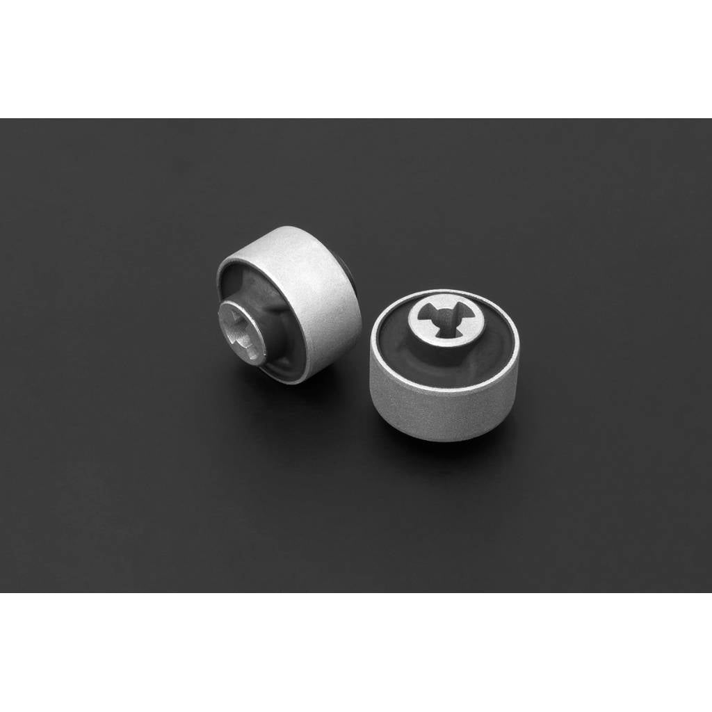 HARDRACE Q1075 Front Lower Rear CURVED Arm Bushing (Harden Rubber) - 2PCS / SET for TESLA MODEL 3 '17- / MODEL Y '20- Photo-0