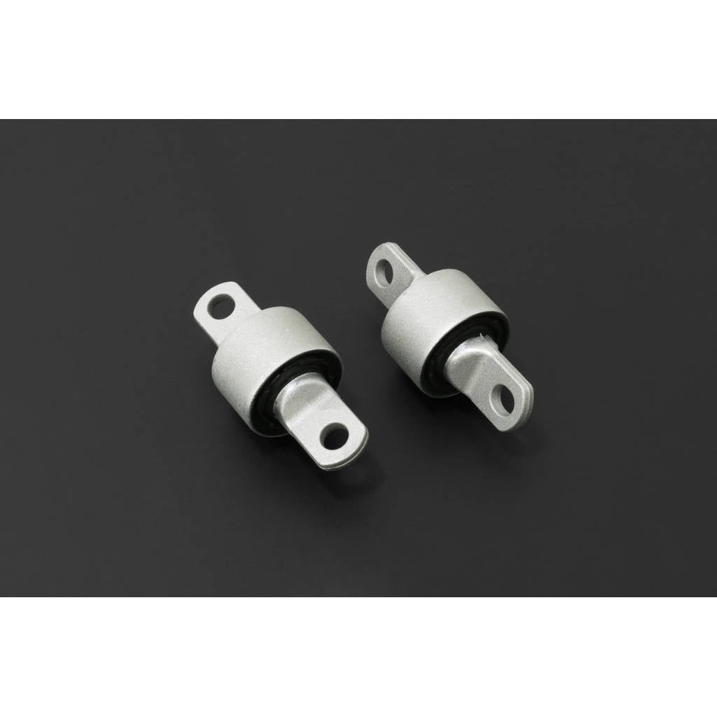 HARDRACE Q1077 Front Lower Front STRAIGHT Arm Bushing - INNER (Harden Rubber) - 2PCS / SET for TESLA MODEL 3 '17- / MODEL Y '20- Photo-0