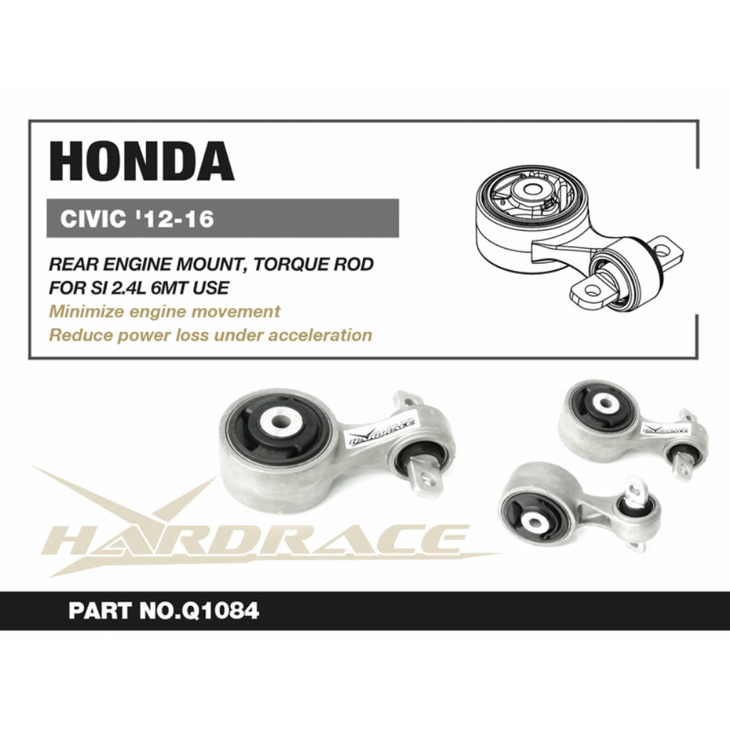 HARDRACE Q1084 Engine Mount Rear - 1PCS / SET for HONDA CR-V 1.5T '17-22 Photo-1