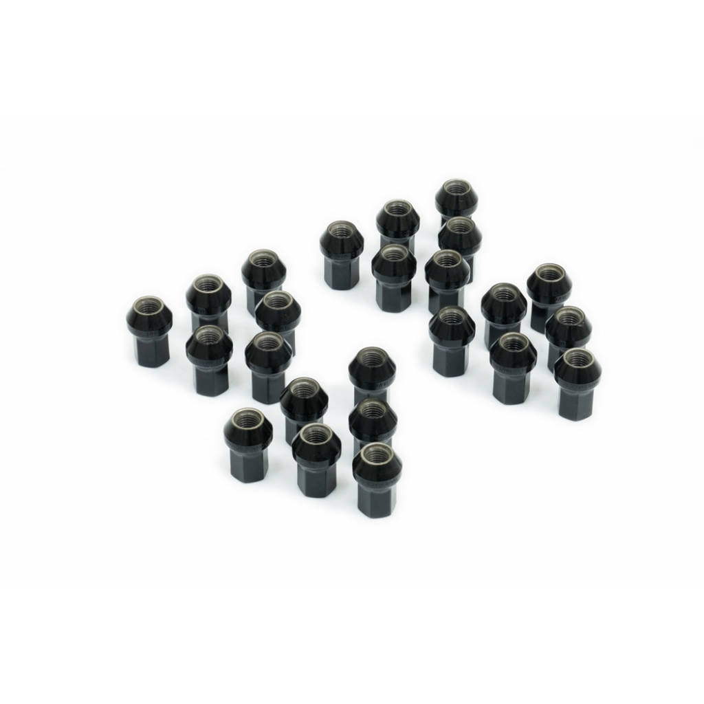 HARDRACE Q1222 Wheel lug nuts - HEX 17, M12 x 1.5, LENGTH: 35MM CLOSE-END TYPE, 60° CONICAL SEAT 24PCS / SET Photo-2