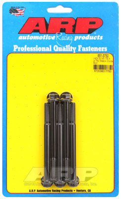 ARP 651-3750 SAE Bolt Kit 5/16-18 X 3.750 hex black oxide bolts Photo-0