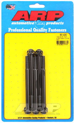 ARP 651-4250 SAE Bolt Kit 5/16-18 X 4.250 hex black oxide bolts Photo-0