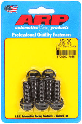ARP 652-1000 SAE Bolt Kit 3/8-16 X 1.000 hex black oxide bolts Photo-0
