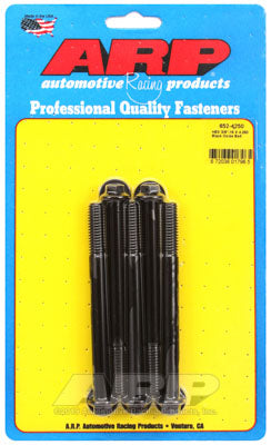 ARP 652-4250 SAE Bolt Kit 3/8-16 X 4.250 hex black oxide bolts Photo-0