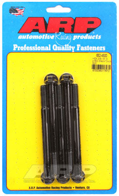 ARP 652-4500 SAE Bolt Kit 3/8-16 X 4.500 hex black oxide bolts Photo-0