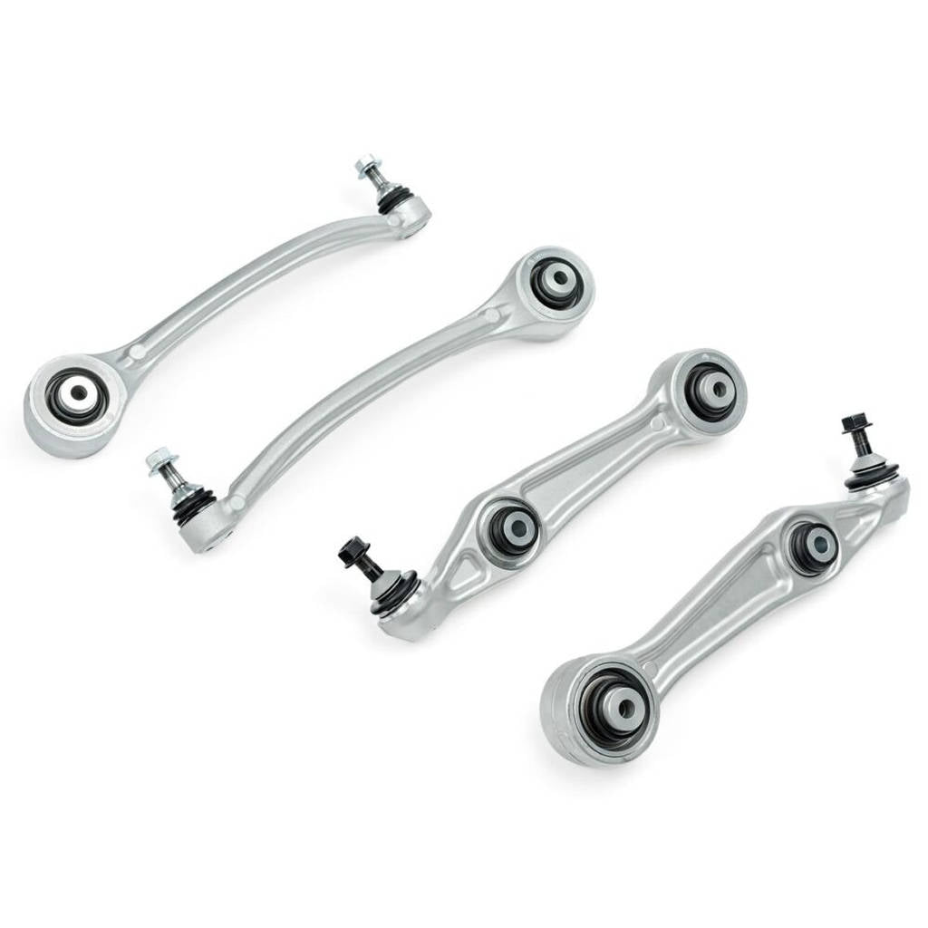 UNPLUGGED PERFORMANCE UP-MSMX-385-1.1 Front lower fore link control arms with spherical bushings left/right for TESLA Model S Plaid 2021+ Photo-0