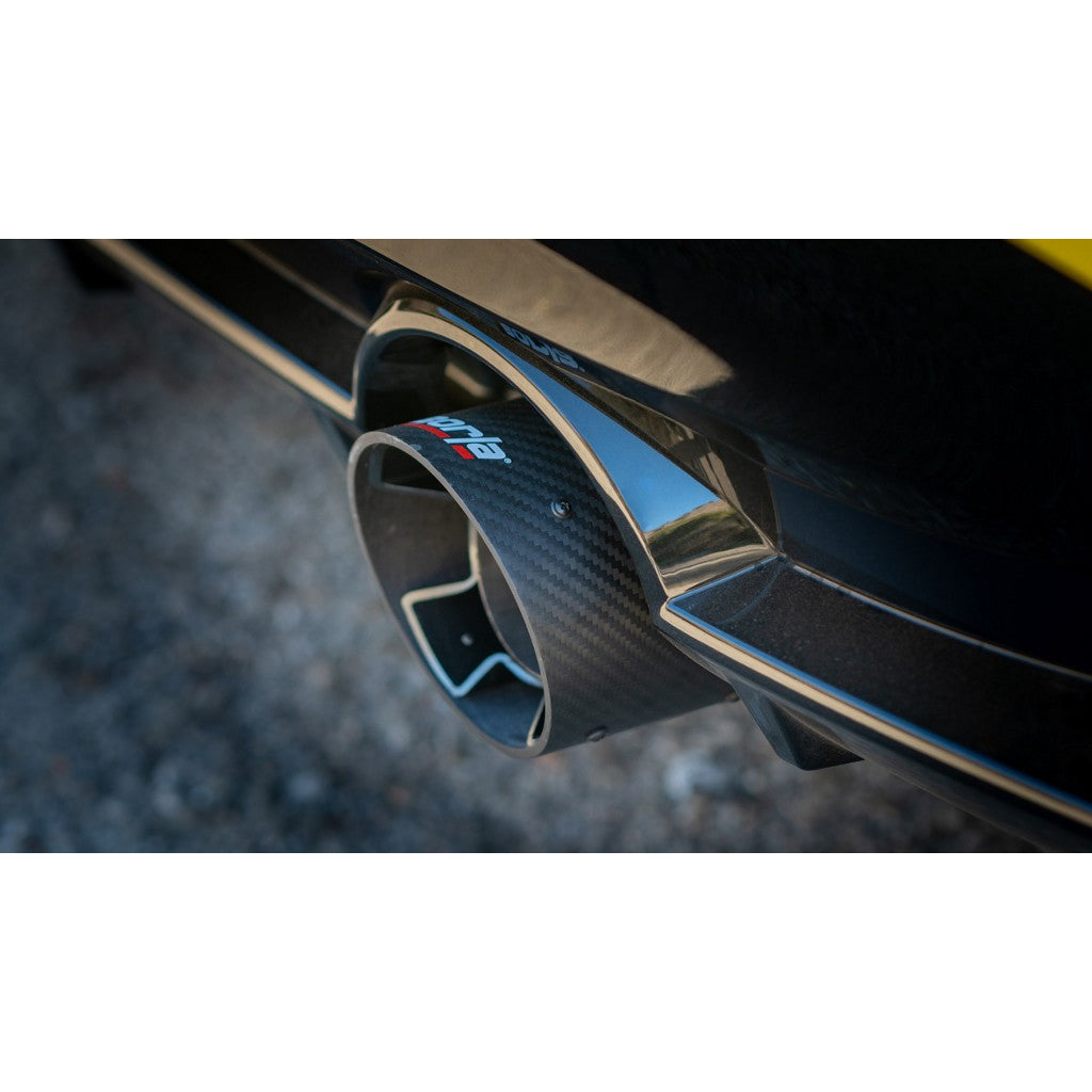 BORLA 140930CFBA Exhaust system Cat-Back ATAK 2.50" S RD RL AC PH SR TIP: 4.50" RD X 7.75" Carbon fiber black anodized for NISSAN Z 2024 Photo-2