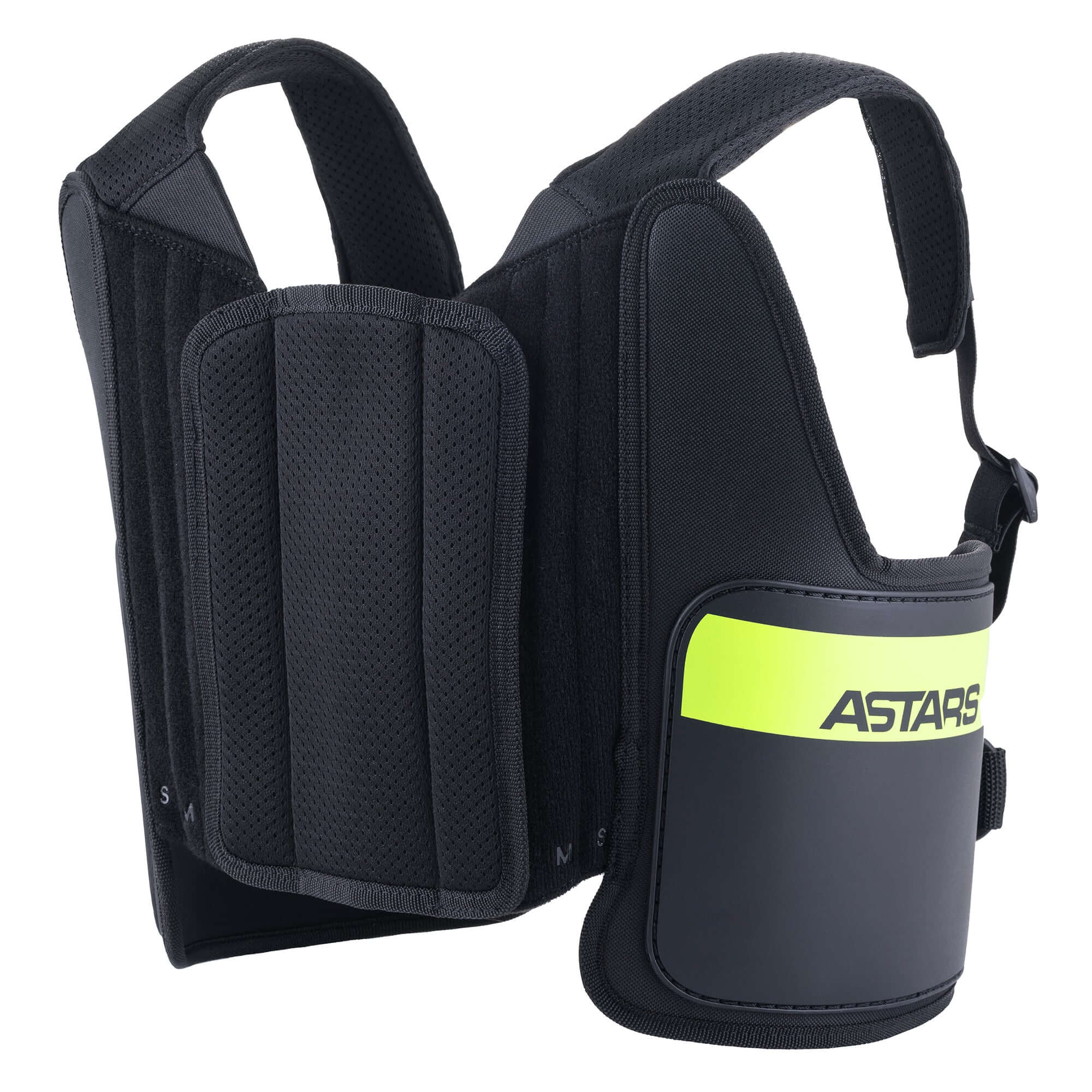 ALPINESTARS 6547013_155_OS YOUTH BIONIC RIB PROTECTOR, black/yellow fluo, One Size Photo-1
