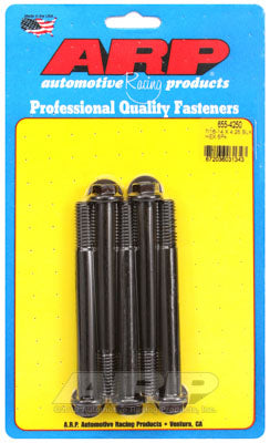 ARP 655-4250 SAE Bolt Kit 7/16-14 X 4.250 hex 1/2 wrenching black oxide bolts Photo-0