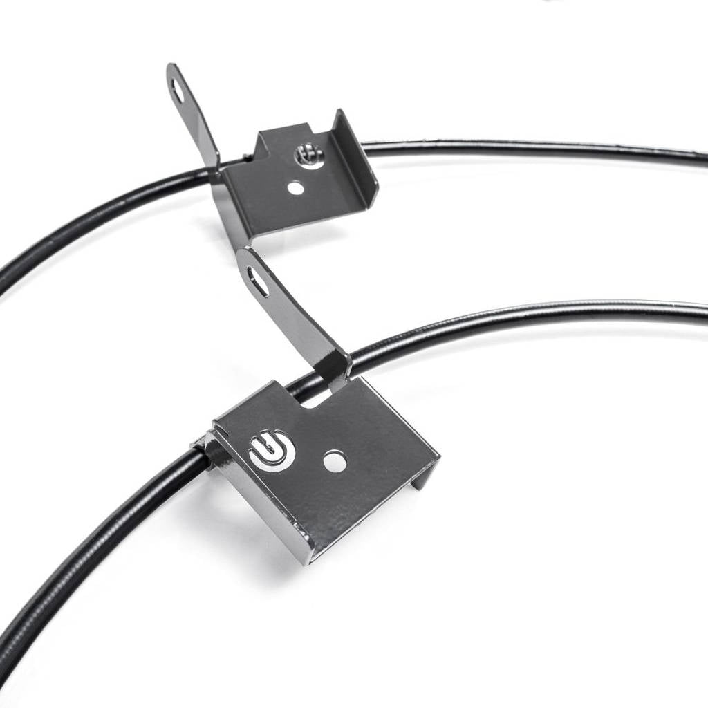 UNPLUGGED PERFORMANCE UP-MSMX2-111-1.2 Sport brake line set (Stainless steel) for TESLA Model S Plaid / Model S 2021+ Photo-2