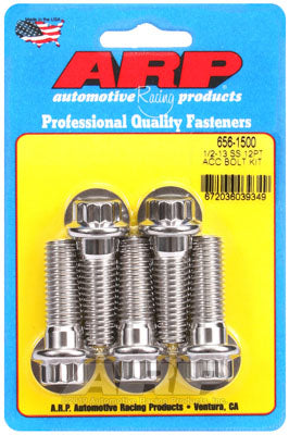 ARP 656-1500 SAE Bolt Kit 1/2-13 x 1.500 12pt SS bolts Photo-0