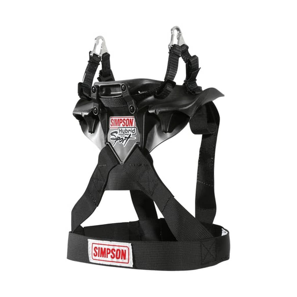 Simpson HS.XSM.11.PA.FIA Neck Restraint Hybrid Sport X-SMALL Adjustable sliding tether Post anchor compatible Photo-0