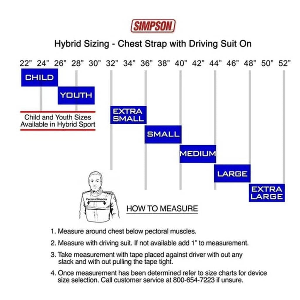 Simpson HYPL.XSM.11.PA.FIA Neck Restraint Hybrid ProLite X-SMALL Adjustable sliding tether Post anchor compatible Photo-3