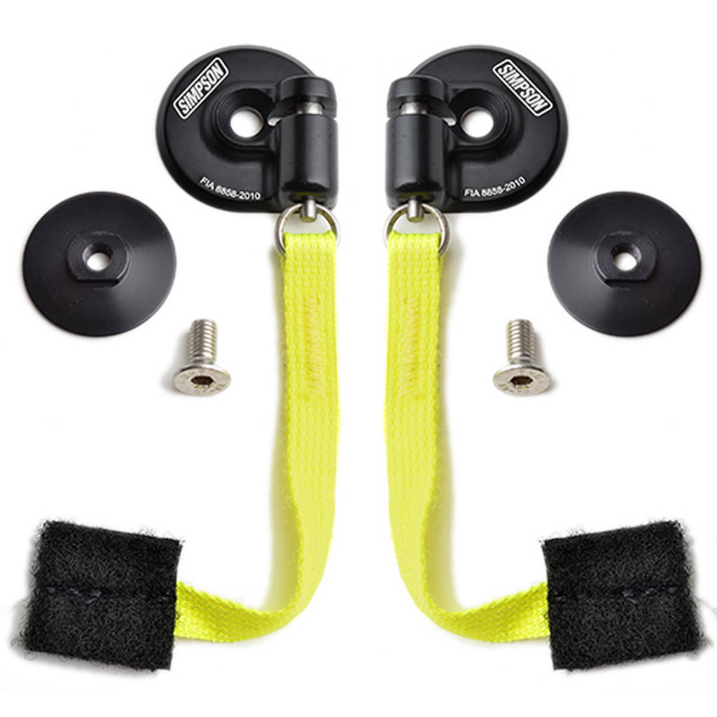 Simpson HYPL.XSM.11.M61.FIA Neck Restraint Hybrid ProLite X-SMALL Adjustable sliding tether w/ M61 quick release helmet anchors Photo-3