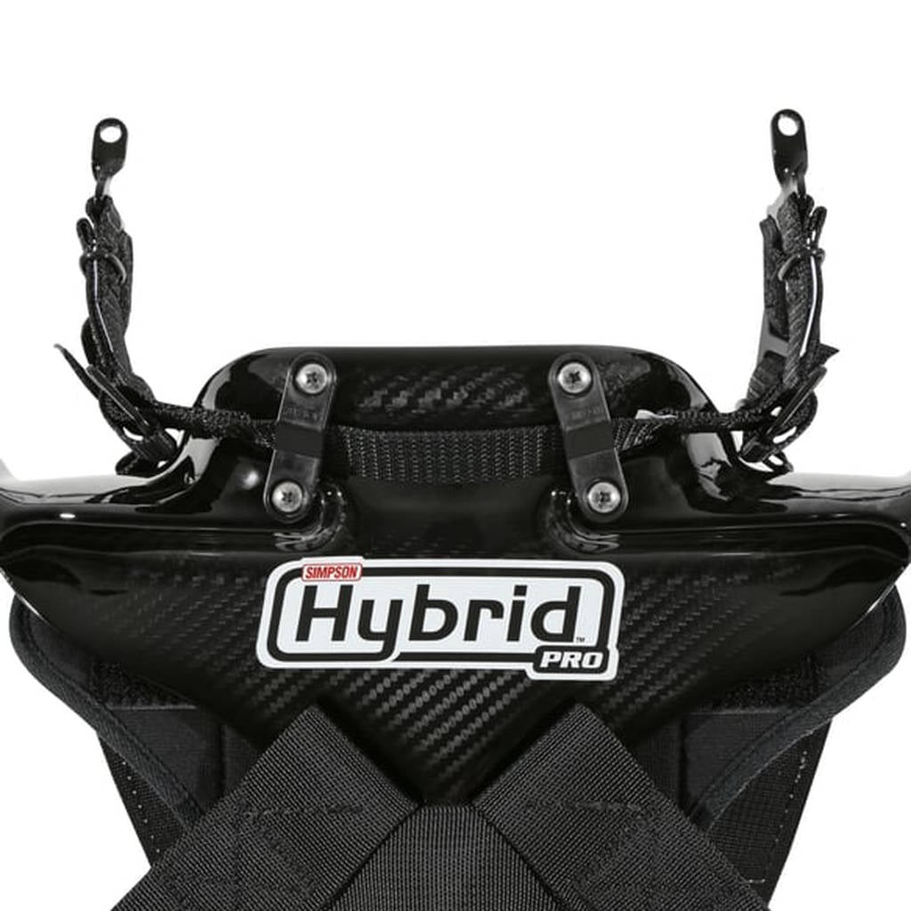 Simpson HYPL.LRG.11.M61.FIA Neck Restraint Hybrid ProLite LARGE Adjustable sliding tether w/ M61 quick release helmet anchors Photo-2