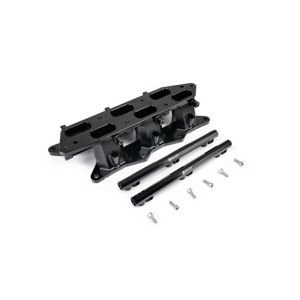 AMS ALP.28.08.0002-2 Port Injection Lower Manifold (Gunmetal) for INFINITI Q50 / Q60 Photo-0