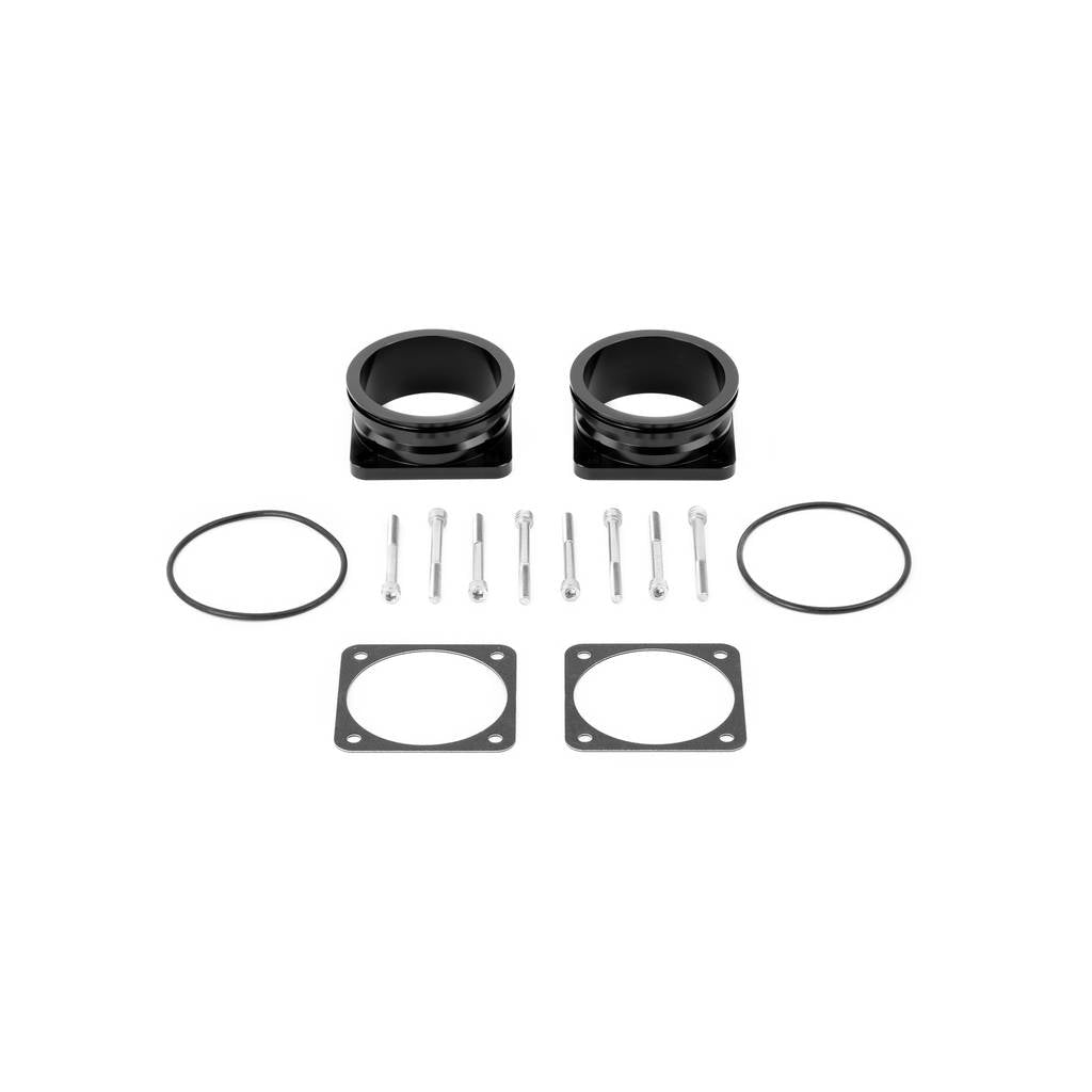 AMS ALP.07.08.0020-1 Throttle Body to QuickClamp Adapter Flange Set for Nissan GT-R (R35) Photo-0