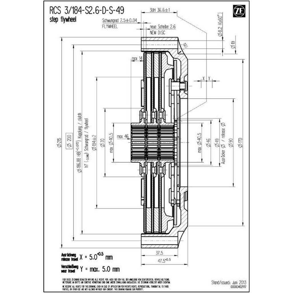 SACHS PERFORMANCE 003072000484 Clutch Housing RCS 184 Photo-1