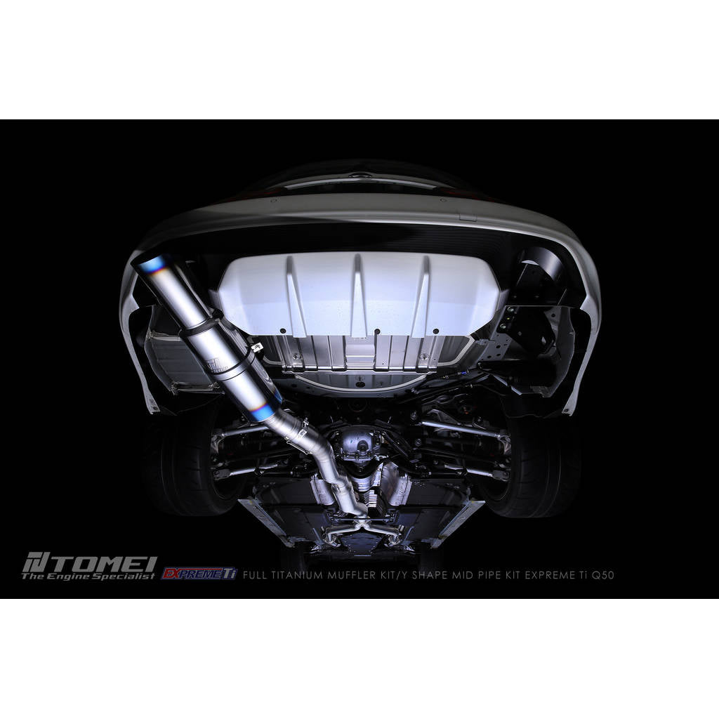 TOMEI TB6090-NS21A Muffler Kit EXPREME Ti (full titanium) for INFINITI Q50 Photo-5