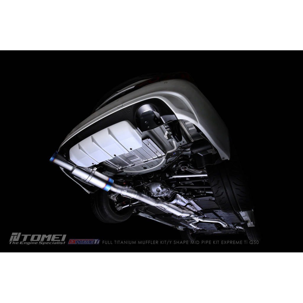 TOMEI TB6090-NS21A Muffler Kit EXPREME Ti (full titanium) for INFINITI Q50 Photo-7