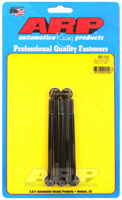 ARP 660-1015 Metric Thread Bolt Kit M6 x 1.00 x 100 hex black oxide bolts Photo-0