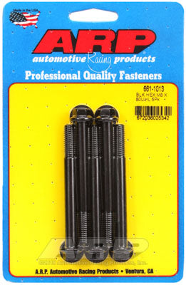 ARP 661-1013 Metric Thread Bolt Kit M8 x 1.25 x 80mm hex black oxide bolts Photo-0