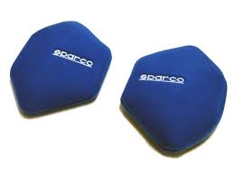 SPARCO 01022AZ Pair of lumbar side backrest, blue Photo-0