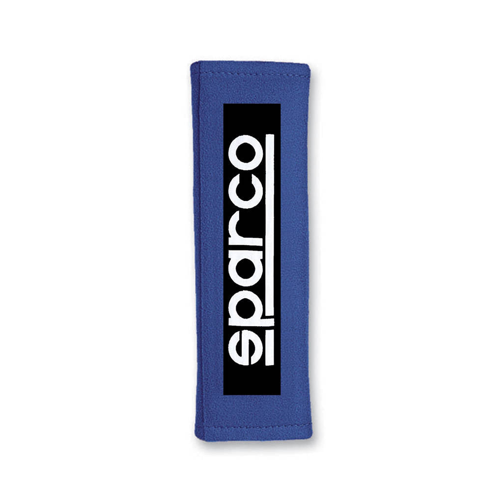 SPARCO 01098S3A Pair of pads (without nomex, 3") SHOULDER PADS, blue, 2 pcs Photo-0